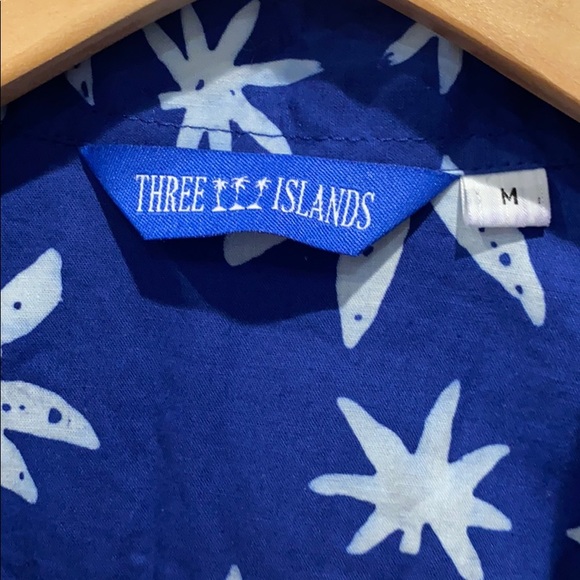 Three Islands Men’s Cotton Shirt - Picture 3 of 5